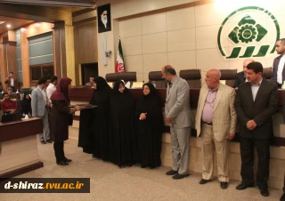 تقدیر از سرکارخانم هوشیار  توسط شورای اسلامی شهر شیراز