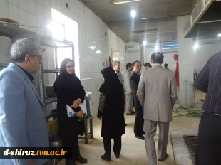 بازدید رییس صندوق رفاه امور دانشجویان وزارت علوم از آموزشکده فنی وحرفه ای دختران شیراز