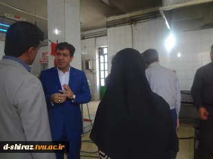 بازدید رییس صندوق رفاه امور دانشجویان وزارت علوم از آموزشکده فنی وحرفه ای دختران شیراز