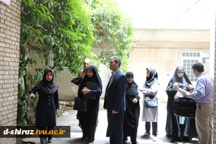 بازدید هیات نظارت وارزیابی دانشگاهها ومراگز آموزش عالی در استان فارس از دانشکده