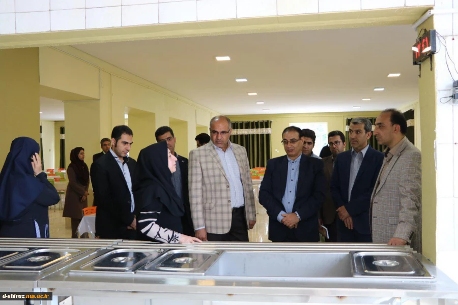بازدید معاون صندوق رفاه دانشجویان وزارت علوم و هیات همراه از دانشکده