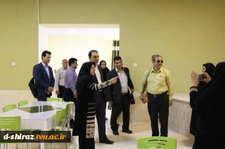 بازدید معاون صندوق رفاه دانشجویان وزارت علوم و هیات همراه از دانشکده