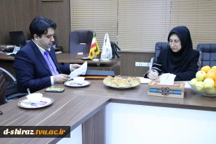 بازدید دکتر معراج رجایی مدیرکل دفتر پژوهشی دانشگاه فنی و حرفه ای دختران شیراز