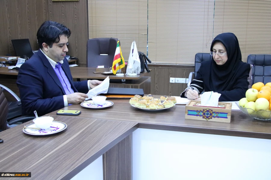بازدید دکتر معراج رجایی مدیرکل دفتر پژوهشی دانشگاه فنی و حرفه ای دختران شیراز