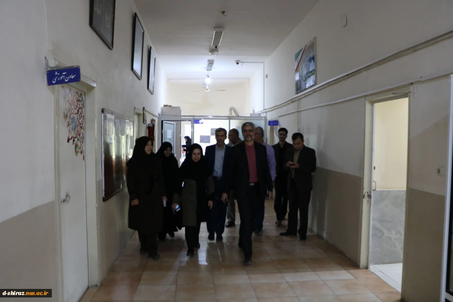 بازدید دکتر یزدانیان مدیر کل دفتر مرکزی حراست دانشگاه فنی و حرفه ای از دانشکده