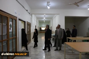 بازدید دکتر یزدانیان مدیر کل دفتر مرکزی حراست دانشگاه فنی و حرفه ای از دانشکده