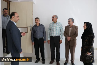 افتتاح سالن آمفی تئاتر دانشکده با حضور رییس دانشگاه فنی و حرفه ای استان فارس و معاونین ایشان