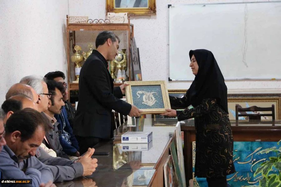 جلسه تودیع معاون مالی اداری جناب قیصری