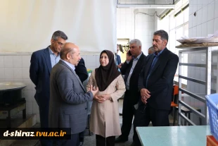 بازدید دکتر زمانی معاون مالی اداری دانشگاه فنی و حرفه ای