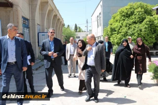 بازدید دکتر زمانی معاون مالی اداری دانشگاه فنی و حرفه ای