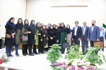 مراسم تودیع سرکار خانم دکتر جاهدی و معارفه سرکار خانم هوشیار