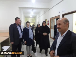 بازدید رییس دانشگاه رومانی پروفسور دومیترو چرلیسن و همسرش از دانشکده