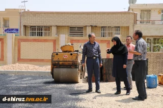 بازدید رئیس دانشکده از فاز اول پروژه ساختمان جدید