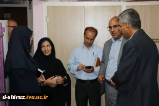 بازدید معاونت محترم اداری مالی و مدیریت منابع انسانی دانشگاه فنی و حرفه ای باهنر از دانشکده فنی دختران شیراز 5