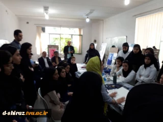 برگزاری اولین ورکشاپ ملی آبرنگ در دانشکده فنی وحرفه ای دختران شیراز