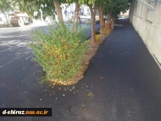 فعالیت های عمرانی دانشکده فنی وحرفه ای دختران شیراز