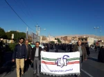 مراسم راهپیمایی همکاران ودانشجویان دانشکده فنی دختران شیراز در دی ماه 98 6