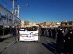 مراسم راهپیمایی همکاران ودانشجویان دانشکده فنی دختران شیراز در دی ماه 98 8