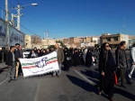 مراسم راهپیمایی کارکنان ودانشجویان دانشکده فنی وحرفه ای دختران الزهرا شیرازدر 9دیماه 98 3
