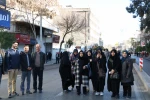 حضور رئیس و کارکنان و اساتید و دانشجویان دانشکده فنی و حرفه ای دختران شیراز در مراسم بدرقه تاریخی شهید حاج قاسم سلیمانی.    6