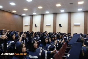 مراسم جشن فارغ التحصیلی دانشجویان 11 رشته تحصیلی دانشکده فنی و حرفه ای دختران شیراز : 3