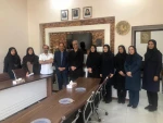 حضور جناب آقای علی اصغر فرهادی کارگردان معرف جشنواره اسکا در حضوررییس و جمعی از اساتیدانشکده فنی وحرفه ای دختران شیراز  2