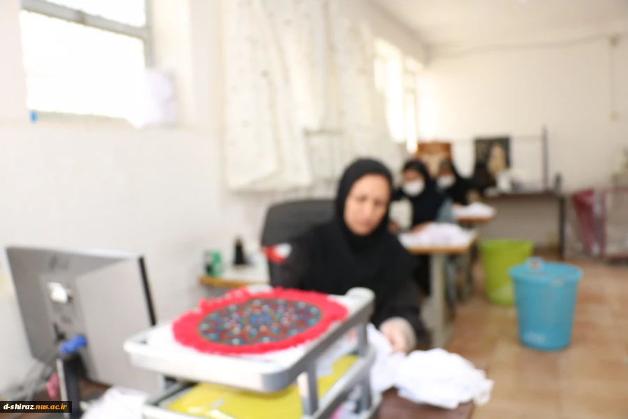 تولید 2هزار ماسک استاندارد در دانشکده فنی و حرفه ای دختران شیراز 2