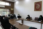 جلسه هم اندیشی نماینده آموزش پرورش استان فارس ومدیران هنرستانهای فنی و حرفه ای، کار و دانش با رییس  دانشکده  فنی و حرفه ای دختران شیراز 4