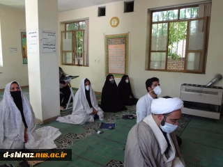 برگزاری نماز جماعت با رعایت فاصله اجتماعی و پروتکل بهداشتی