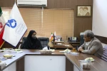 معاون هماهنگی امور عمرانی استانداری فارس از دانشکده فنی وحرفه ای الزهرا شیراز باز دید کرد... 3