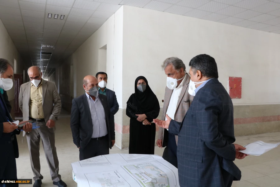 معاون هماهنگی امور عمرانی استانداری فارس از دانشکده فنی وحرفه ای الزهرا شیراز باز دید کرد... 5