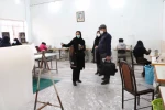 بازدید نماینده اداره کل کار و امور اجتماعی شیراز از کارگاه تولیدی ماسک دانشکده 2