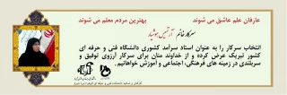 استاد سرآمد کشوری دانشگاه فنی و حرفه ای