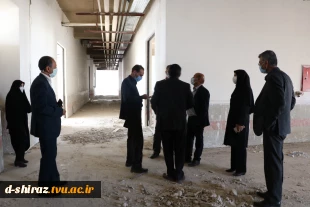 گزارش تصویری 
بازدید معاون مالی واداری دانشگاه فنی از پروژه ساختمان جدید دانشکده فنی دختران الزهرا شیراز 3