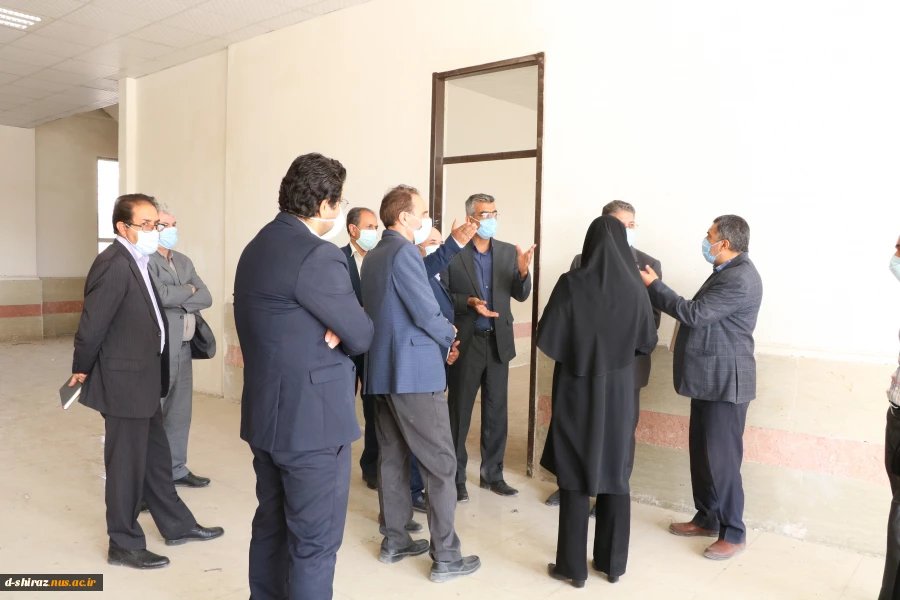 گزارش تصویری 
بازدید معاون مالی واداری دانشگاه فنی از پروژه ساختمان جدید دانشکده فنی دختران الزهرا شیراز 5