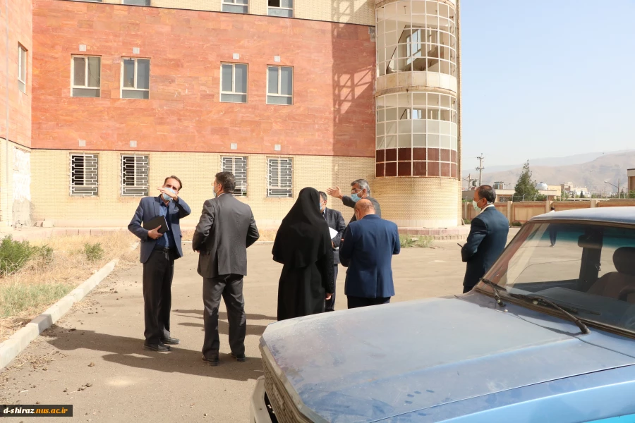 گزارش تصویری 
بازدید معاون مالی واداری دانشگاه فنی از پروژه ساختمان جدید دانشکده فنی دختران الزهرا شیراز 8