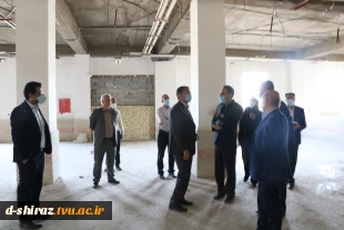 گزارش تصویری 
بازدید معاون مالی واداری دانشگاه فنی از پروژه ساختمان جدید دانشکده فنی دختران الزهرا شیراز 9