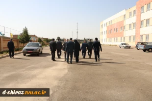 گزارش تصویری 
بازدید معاون مالی واداری دانشگاه فنی از پروژه ساختمان جدید دانشکده فنی دختران الزهرا شیراز 2