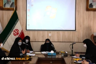 دیدارسرکار خانم دکترانسیه خزعلی معاون رئیس جمهور در امور زنان و خانواده در دانشکده فنی و حرفه ای دختران شیرازبا بانوان فرهیخته و نخبگان استان فارس 2