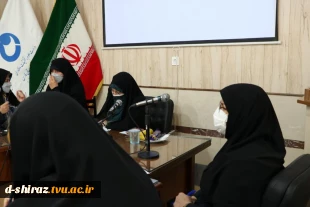 دیدارسرکار خانم دکترانسیه خزعلی معاون رئیس جمهور در امور زنان و خانواده در دانشکده فنی و حرفه ای دختران شیرازبا بانوان فرهیخته و نخبگان استان فارس 6