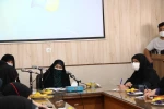 دیدارسرکار خانم دکترانسیه خزعلی معاون رئیس جمهور در امور زنان و خانواده در دانشکده فنی و حرفه ای دختران شیرازبا بانوان فرهیخته و نخبگان استان فارس 8