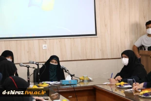 دیدارسرکار خانم دکترانسیه خزعلی معاون رئیس جمهور در امور زنان و خانواده در دانشکده فنی و حرفه ای دختران شیرازبا بانوان فرهیخته و نخبگان استان فارس 8