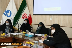 دیدارسرکار خانم دکترانسیه خزعلی معاون رئیس جمهور در امور زنان و خانواده در دانشکده فنی و حرفه ای دختران شیرازبا بانوان فرهیخته و نخبگان استان فارس 12