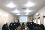 دیدارسرکار خانم دکترانسیه خزعلی معاون رئیس جمهور در امور زنان و خانواده در دانشکده فنی و حرفه ای دختران شیرازبا بانوان فرهیخته و نخبگان استان فارس 16
