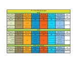 جدول زمانبندی انتخاب واحد نیمسال دوم(بهمن) 1400