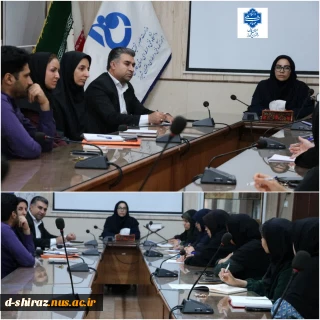 "نشست شورای آموزشی دانشکده با مدیران گروههای درسی با محوریت برنامه‌ریزی تحصیلی سال 1405-1404"