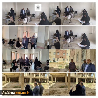 بازدیدنماینده نظارت و ارزیابی سازمان مرکزی از آموزشکده ملی مهارت دختران شیراز