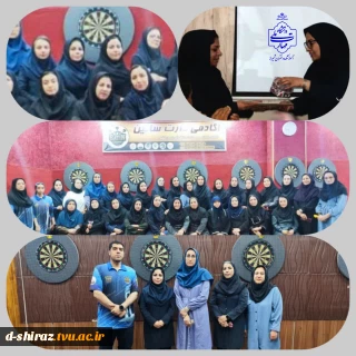 درخشش کارشناس امور دانشجویی آموزشکده ملی مهارت دختران شیراز در مسابقات دارت بانوان کارمند شهرستان شیراز