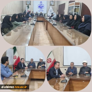  گزارش برگزاری نشست فرهنگی با مسئول نهاد نمایندگی مقام معظم رهبری در دانشگاه ملی مهارت استان فارس و معاونت محترم دانشجویی و فرهنگی دانشگاه ملی مهارت فارس با کارکنان آموزشکده دختران