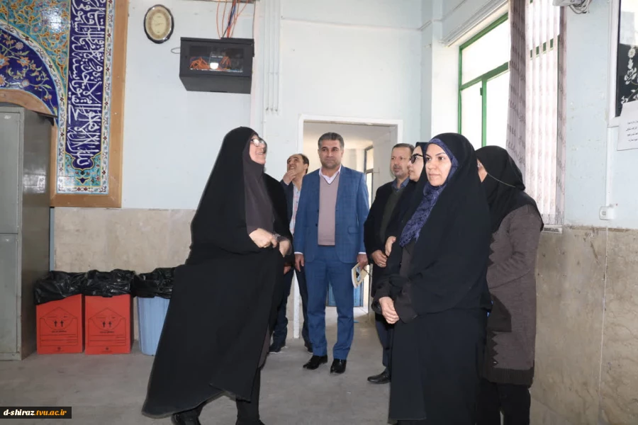 بازدید جمعی از مدیران دانشگاه ملی مهارت کشور از آموزشکده‌ی ملی مهارت دختران شیراز  3